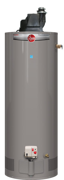 Image of Rheem 40 Gallon Gas Residential Power Vent SHORT Water Heater (Professional Classic Series) - PROG40S-36N RH67 PV - Rheem Professional Series