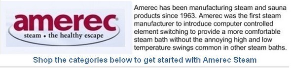 Amerec steam shower systems logo