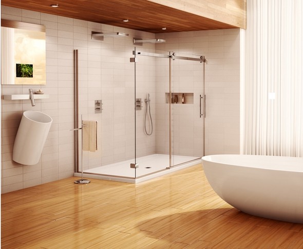 Modern bathroom with Aquabrass products