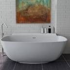 Large free standing bathtub