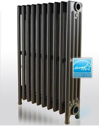 Burnham 4 tube 10 section radiator