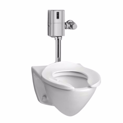 Image of TOTO Top Spud Wall Mount High-Efficiency Elongated Toilet Bowl - CT708U - TOTO CT708