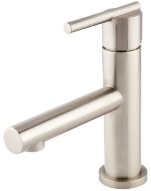 Image of Gerber Parma Trim Line 1H Lavatory Faucet Single Hole Mount w/ Metal Touch Down Drain & Optional Deck Plate Included 1.2gpm Brushed Nickel