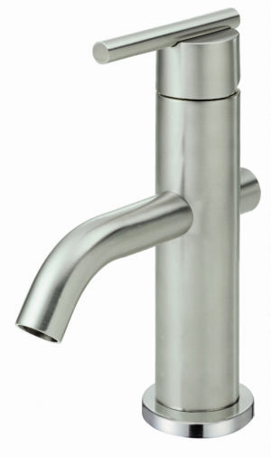Image of Parma Trim Line 1H Lavatory Faucet w/ Metal Touch Down Drain & Optional Deck Plate Included 1.2gpm Chrome
