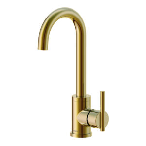 Image of Gerber Parma 1H Bar Faucet w/ Side Mount Handle 1.75gpm Brushed Bronze