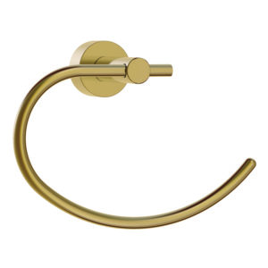Image of Gerber Parma Towel Ring Brushed Bronze