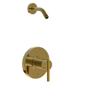 Image of Gerber Parma 1H Shower Only Trim Kit & Treysta Cartridge Less Showerhead Brushed Bronze