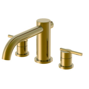 Image of Gerber Parma 2H Roman Tub Trim Kit w/out Spray Brushed Bronze