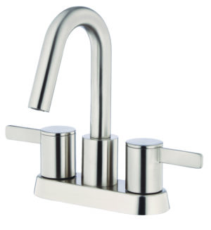 Image of Gerber Amalfi 2H Center Set Lavatory Faucet w/ 50/50 Touch Down Drain 1.2gpm Brushed Nickel