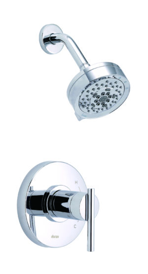 Image of Gerber Parma 1H Shower Only Trim Kit & Treysta Cartridge w/ 5 Function Showerhead 2.0gpm Chrome