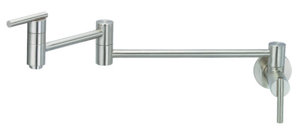 Image of Gerber Parma 1H Wall Mount Pot Filler 2.2gpm Stainless Steel
