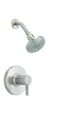 Image of Gerber Amalfi 1H Shower Only Trim Kit & Treysta Cartridge 1.75gpm Brushed Nickel