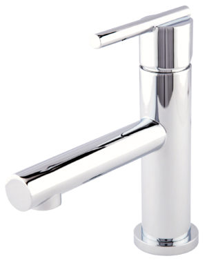 Image of Gerber Parma Trim Line 1H Lavatory Faucet Single Hole Mount w/ Metal Touch Down Drain & Optional Deck Plate Included 1.2gpm Chrome