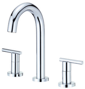 Image of Gerber Parma Trim Line 2H Mini-Widespread Lavatory Faucet w/ Metal Touch Down Drain 1.2gpm Chrome